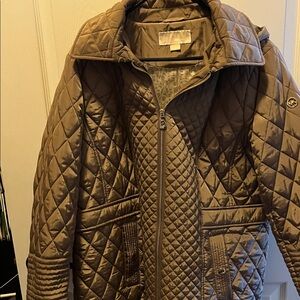 MICHAEL Michael Kors Quilted Tan Puffer Jacket
